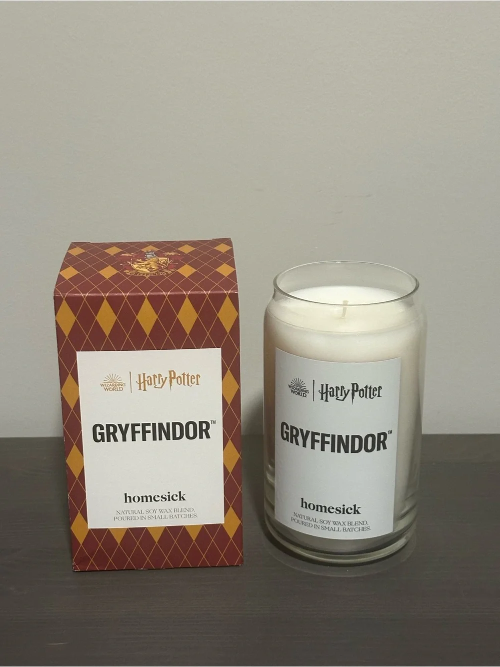 Harry Potter Gryffindor Homesick Scented Candle